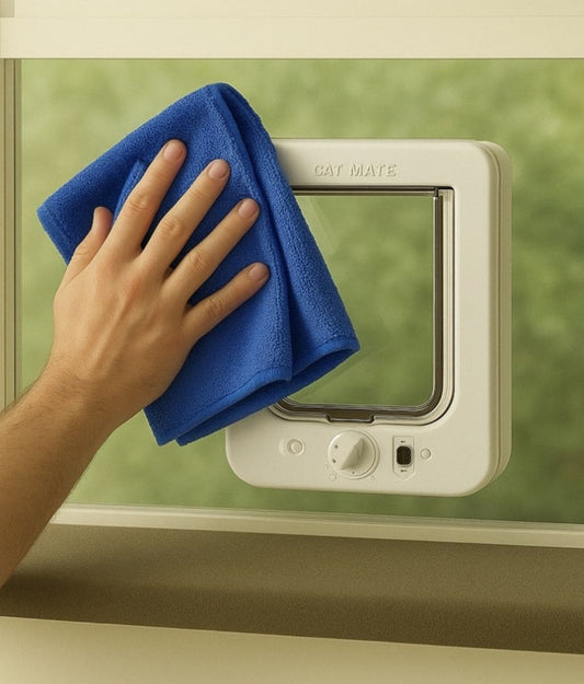 12 x 12" Premium Microfiber Towels for Cleaning Glass/Acrylic - 2 PACK