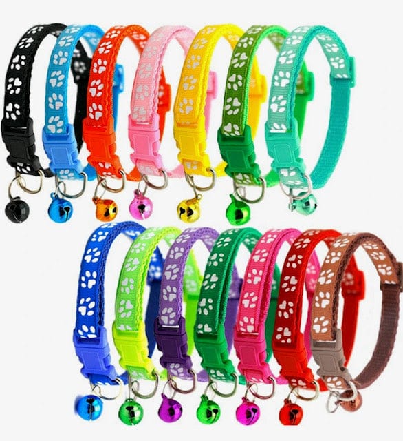 Nylon Quick Release Safe Buckle Adjustable Breakaway Cat Collar Cat