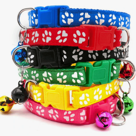 Nylon Quick Release Safe Buckle Adjustable Breakaway Cat Collar Cat