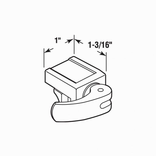 Defender Security U 9809 Sliding Window Lock for Vinyl Windows (2 Pack)