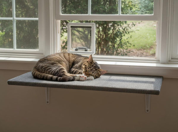 Window Ledge Shelf for Cats & Small Dogs - Custom Sizes & Made in USA
