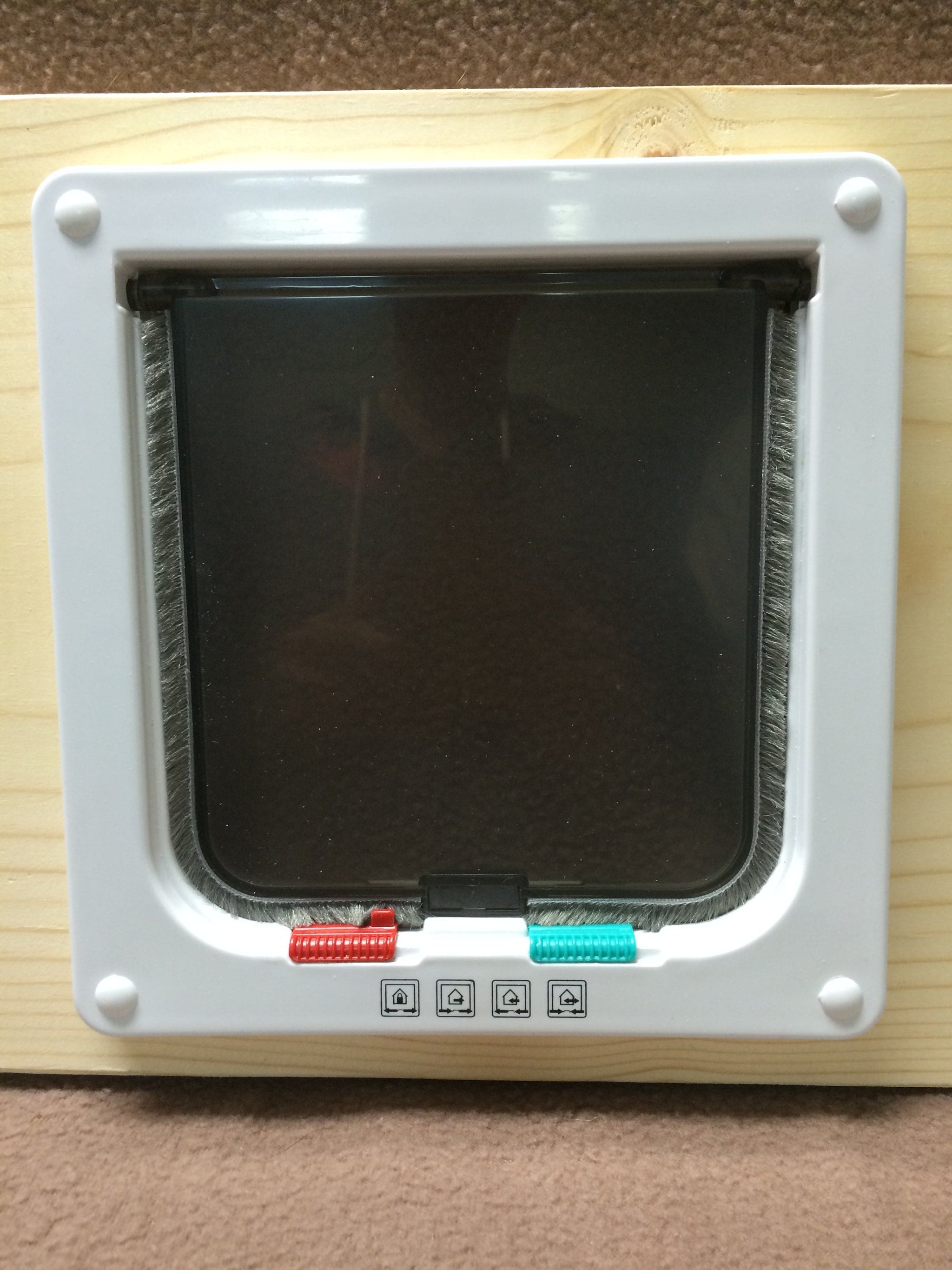 SWINGING CENTER FLAP REPLACEMENT - LOCKING CAT FLAP REPLACEMENT